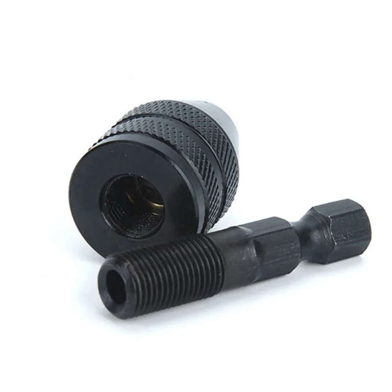 

Drill Chuck Keyless Shaft Chuck Clamp Electric Motor Shaft Mini Chuck Fixture Hex Shank Hex Drill Bits Adapter