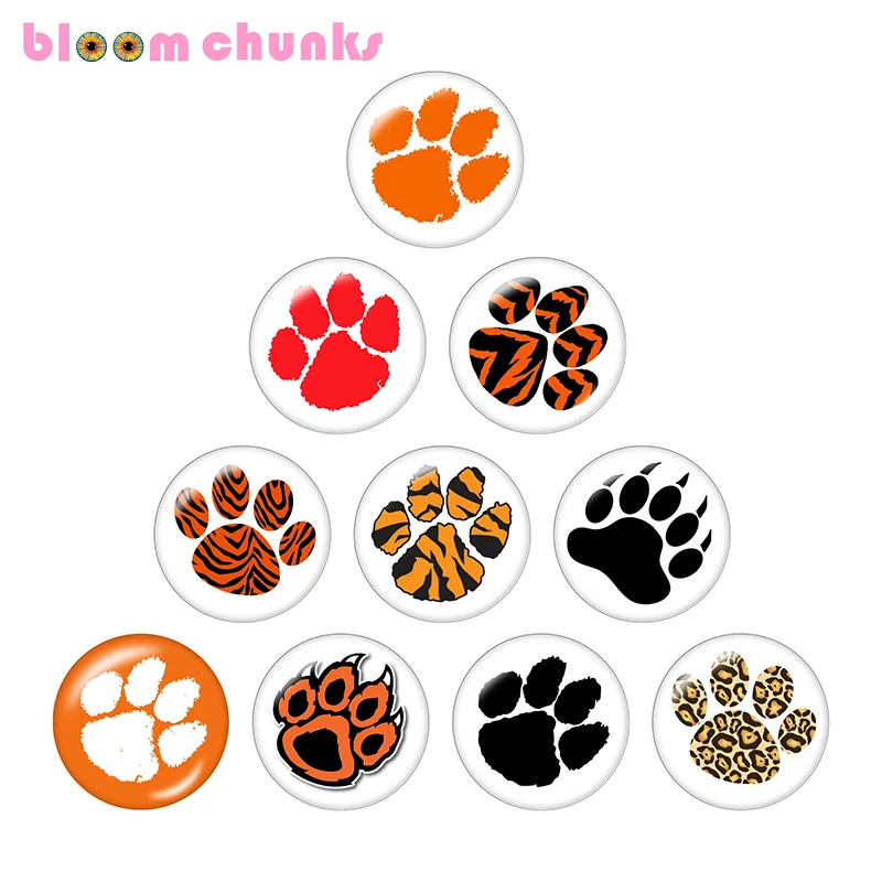 

10 шт., Круглые Стеклянные Кабошоны, 12/18/20/25 мм