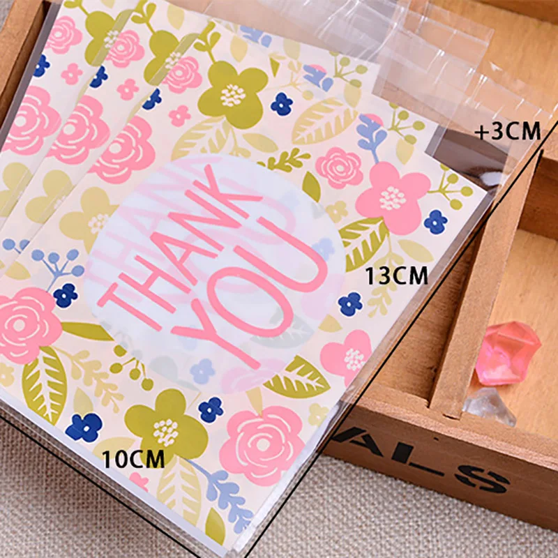 100 шт Подарочный пакет спасибо сумки упаковка подарок свадебные конфеты вечерние