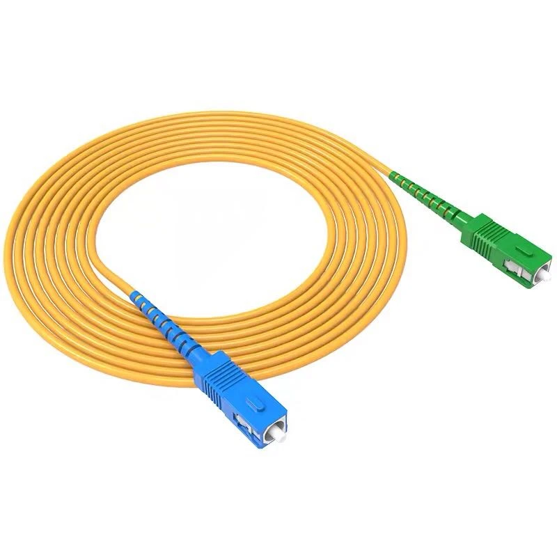 

60PCS FTTH SC APC SC UPC 1M 2M 3M Simplex Singlemode LSZH Optic Patch Cord Cable 3.0mm Fiber Optic Jumper