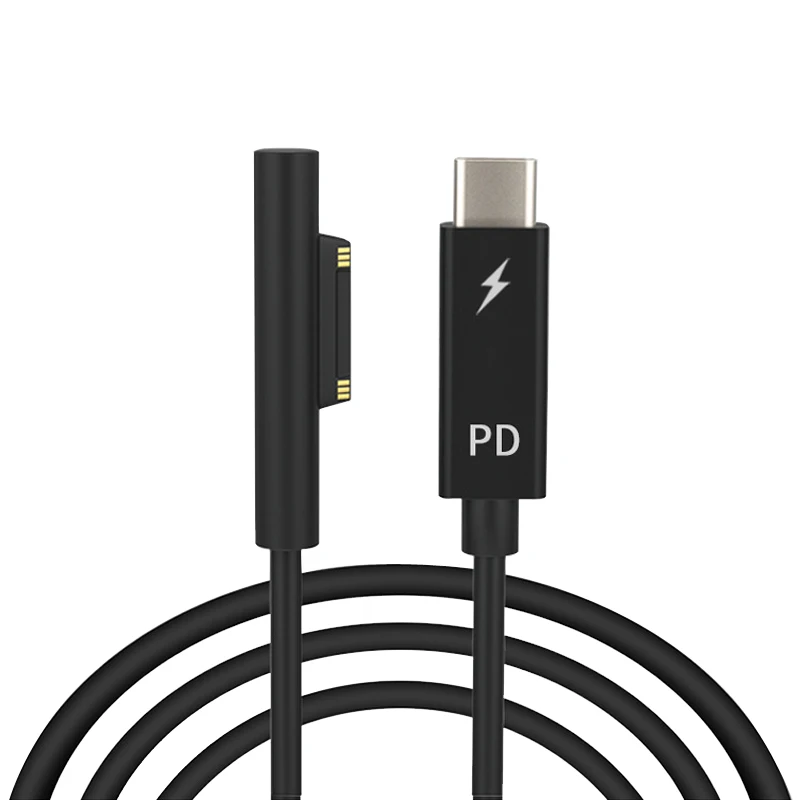 Зарядное устройство USB Type-C адаптер для зарядного кабеля шнур Microsoft Surface Pro 6 5 4 3