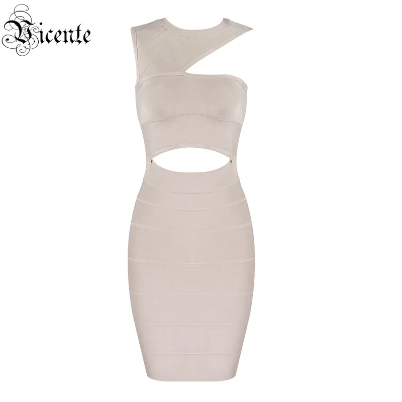 VC Бесплатная доставка 2020 облегающее платье Сексуальное мини на одно плечо с
