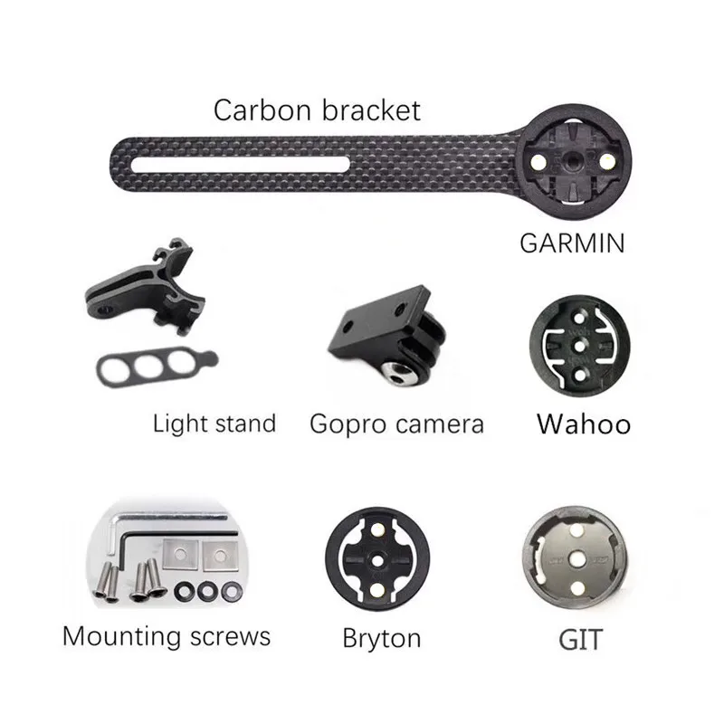 Полностью углеродное крепление для велосипеда компьютера шоссейного MTB