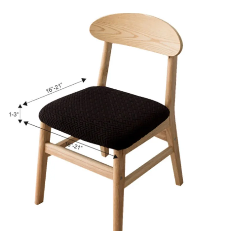 Съемный чехол для стула жаккардовый эластичный на стул столовой кухни 6 шт./компл.