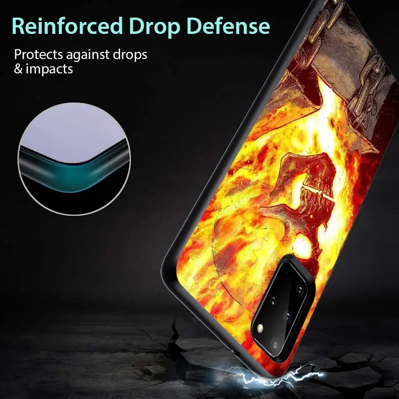 

Marvel Ghostrider for Samsung Note 8 9 10 20 M02 M10 M10S M20 M21 M30 M31 M31S M40 M60S Ultra Plus Black Phone Case