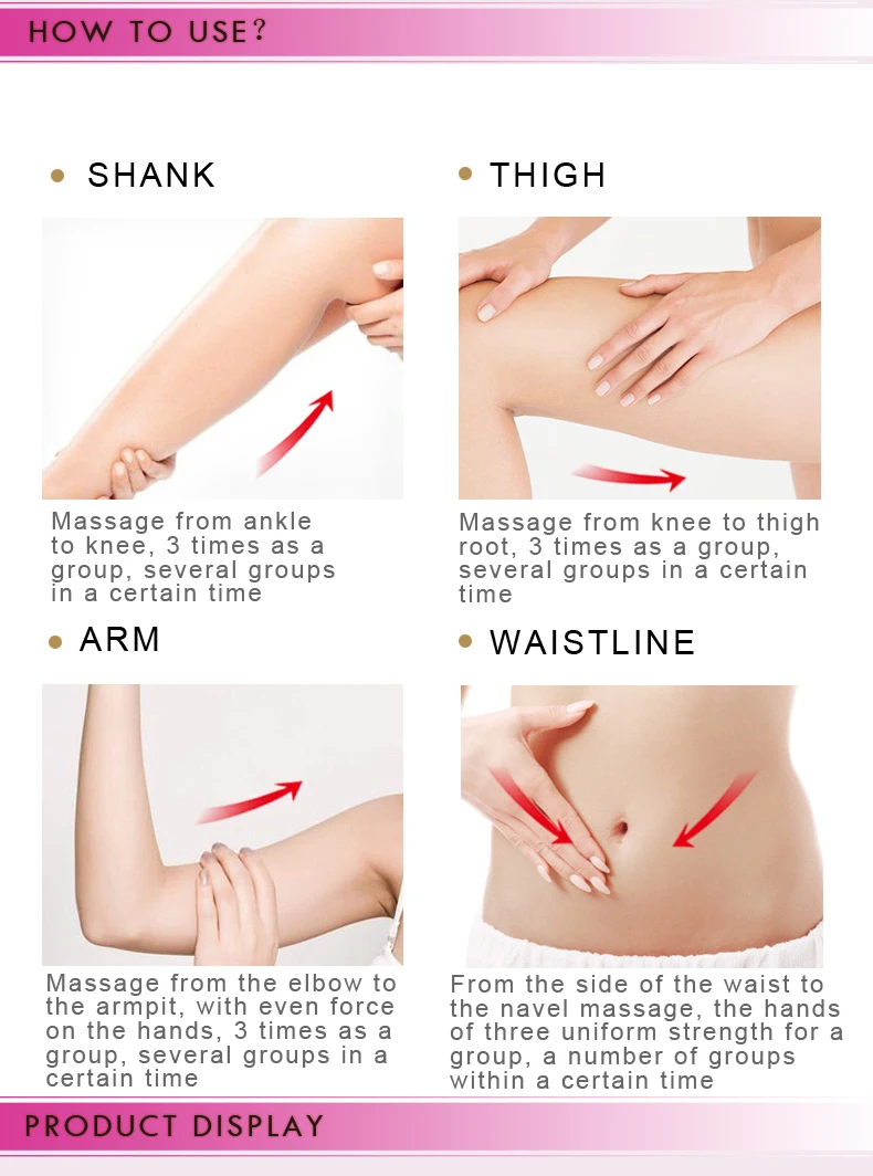 Для похудения потери веса эфирные масла для тонких ног талии жира чистые