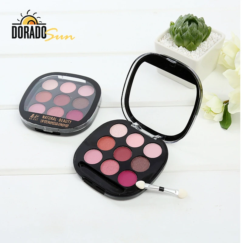 Тени для век Doradosun Pallete 9 цветов водонепроницаемые комплекты теней