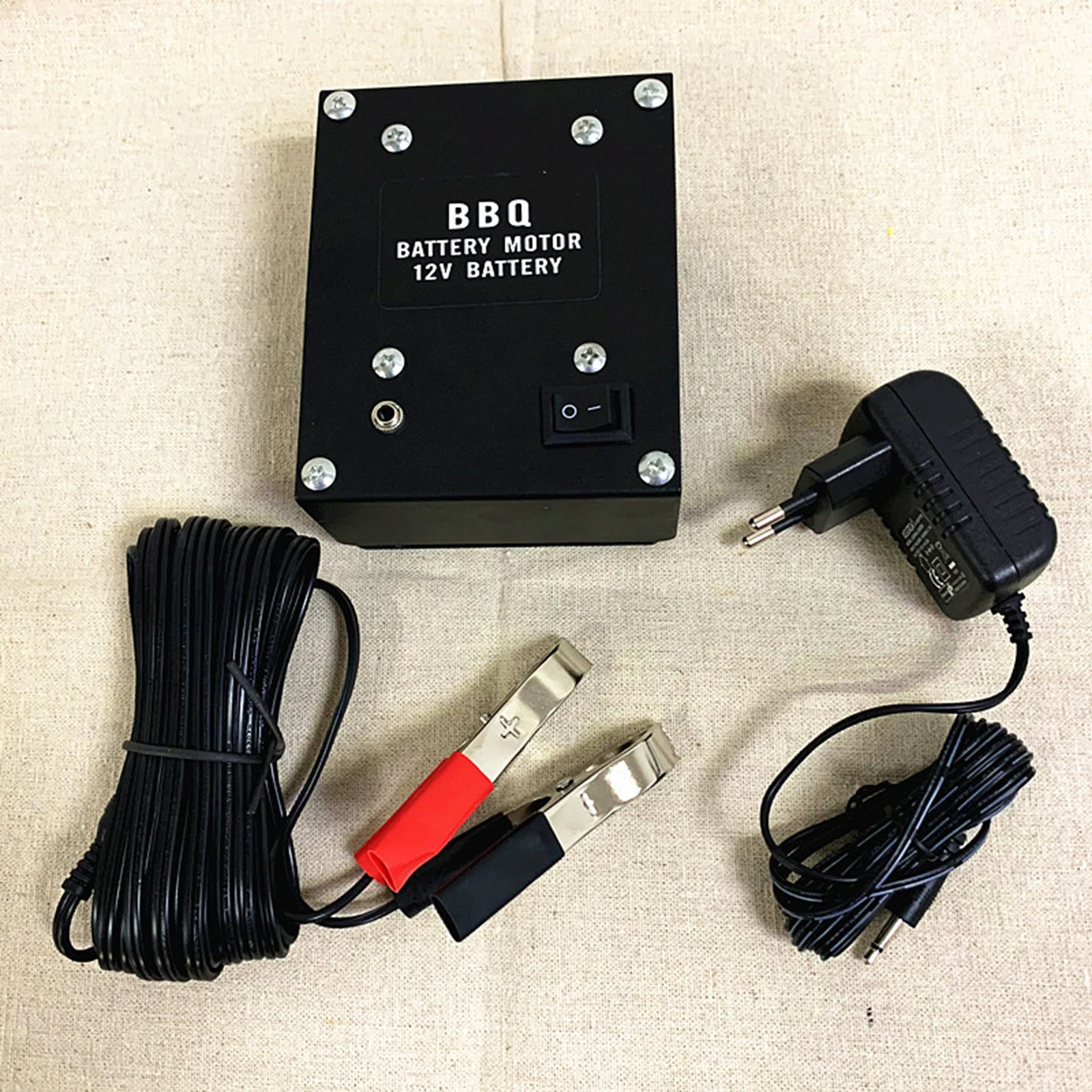 

1pc 3RPM BBQ Motor Barbecue Tool with Adaptor Outdoor Grill Oven Motor
