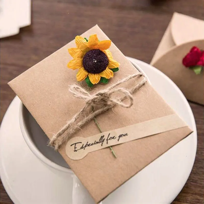 17.5X11cm 1pc Kraft Paper Envelope Gift Bags Vintage For Card Scrapbooking Stationery | Канцтовары для офиса и дома