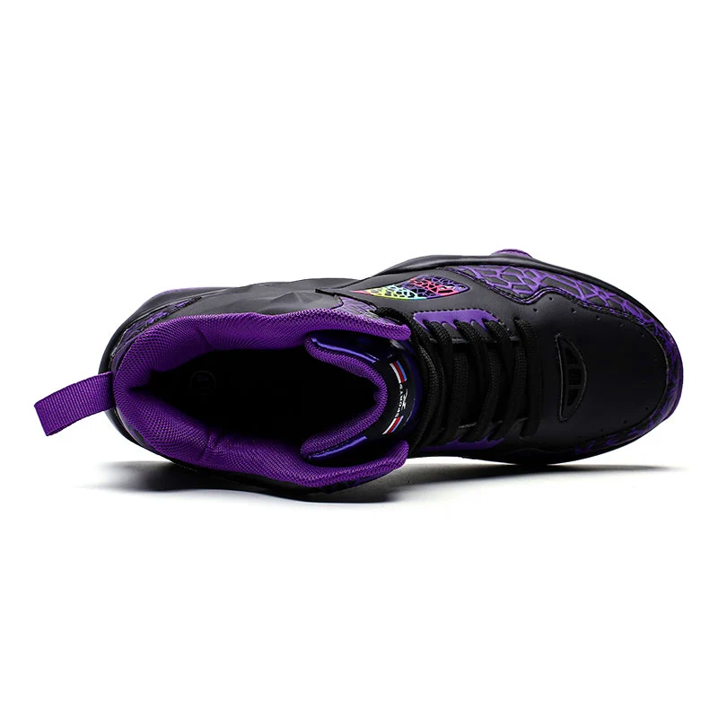 

Winter Basketball Shoes Men High Top Sneakers Men Platform Ankle Boots Masculinity Chaussures Height Increase Vulcanized Shoes