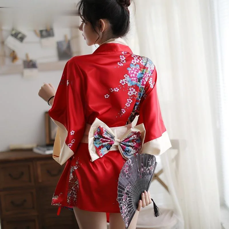 

New Japanese kimono seductive sexy lingerie cute and playful cosplay kimono suit
