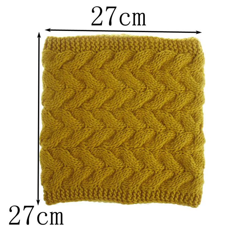 2019 Новое поступление вязаный шарф с кольцом женский зимний осенний мягкий