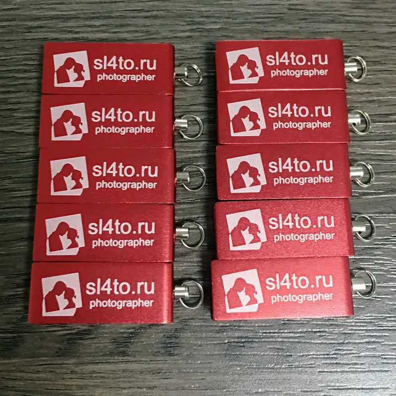 Высокоскоростной супер модный металлический Флешка DIY логотип 4 ГБ 8 16 32 64 Гб