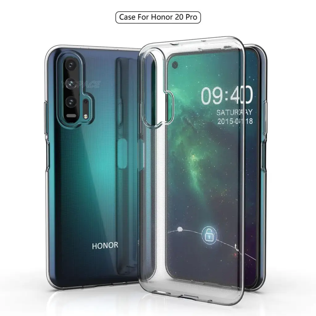 Ultra Thin Transparent Silicone Phone Case For Huawei Honor 10 20 30 Pro Lite 9i 10i 20i V9 Play V10 V20 V30 V40 Soft TPU Cover | Мобильные