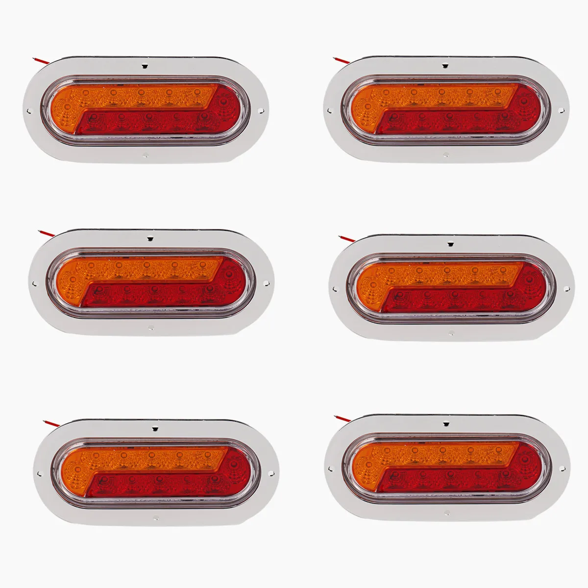 

Светодиодные поворотники для грузовиков, прицепов, 6 светодиодный т., 24 В