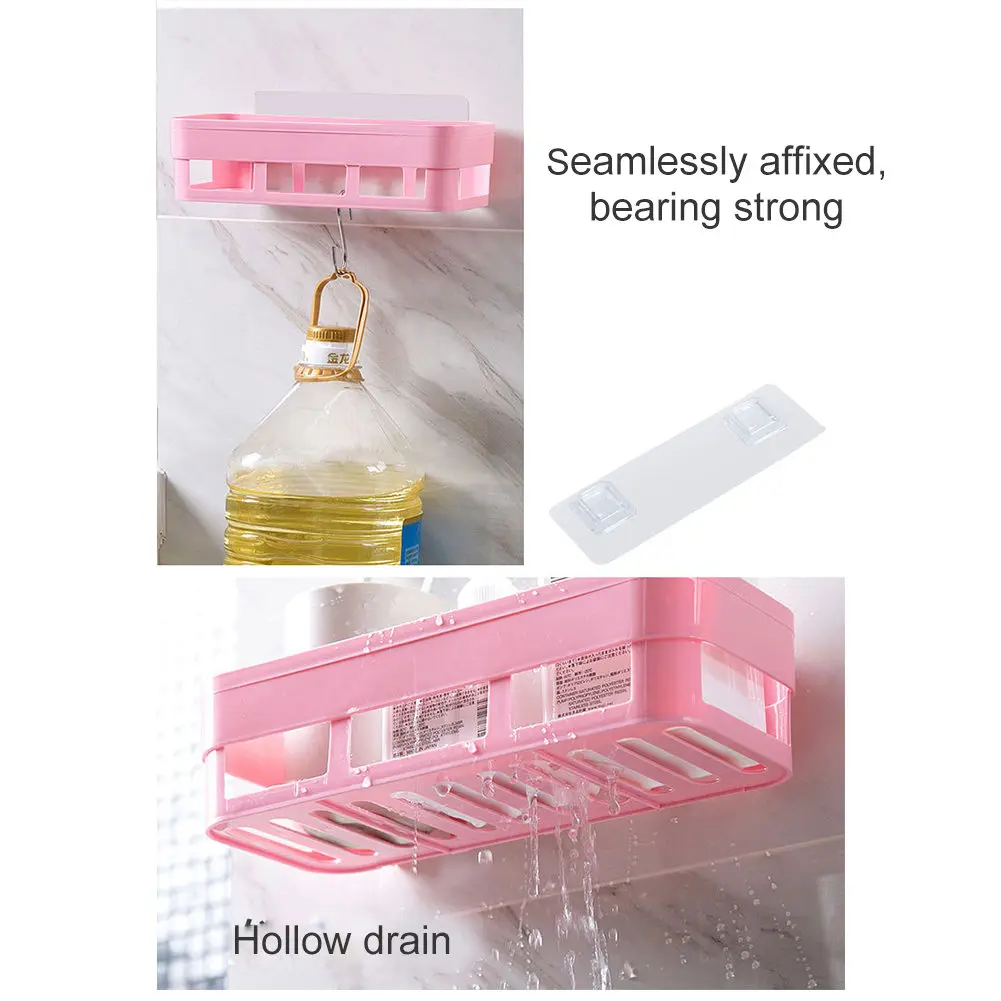 Стеллаж-Органайзер настенный без гвоздей для душевой кабины стеллаж держателя