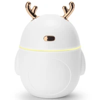 portable deer air humidifier aroma essential oil diffuser ultrasonic mist led nightlight fogger christmas gift