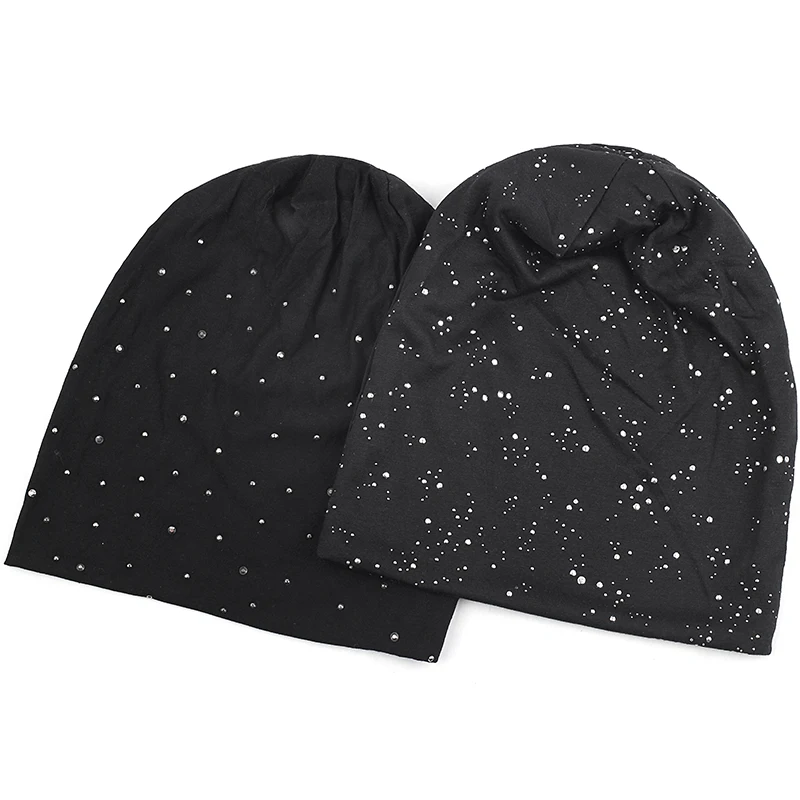 Geebro Женская модная зимняя теплая хлопковая шапка с напуском шапочки для женщин