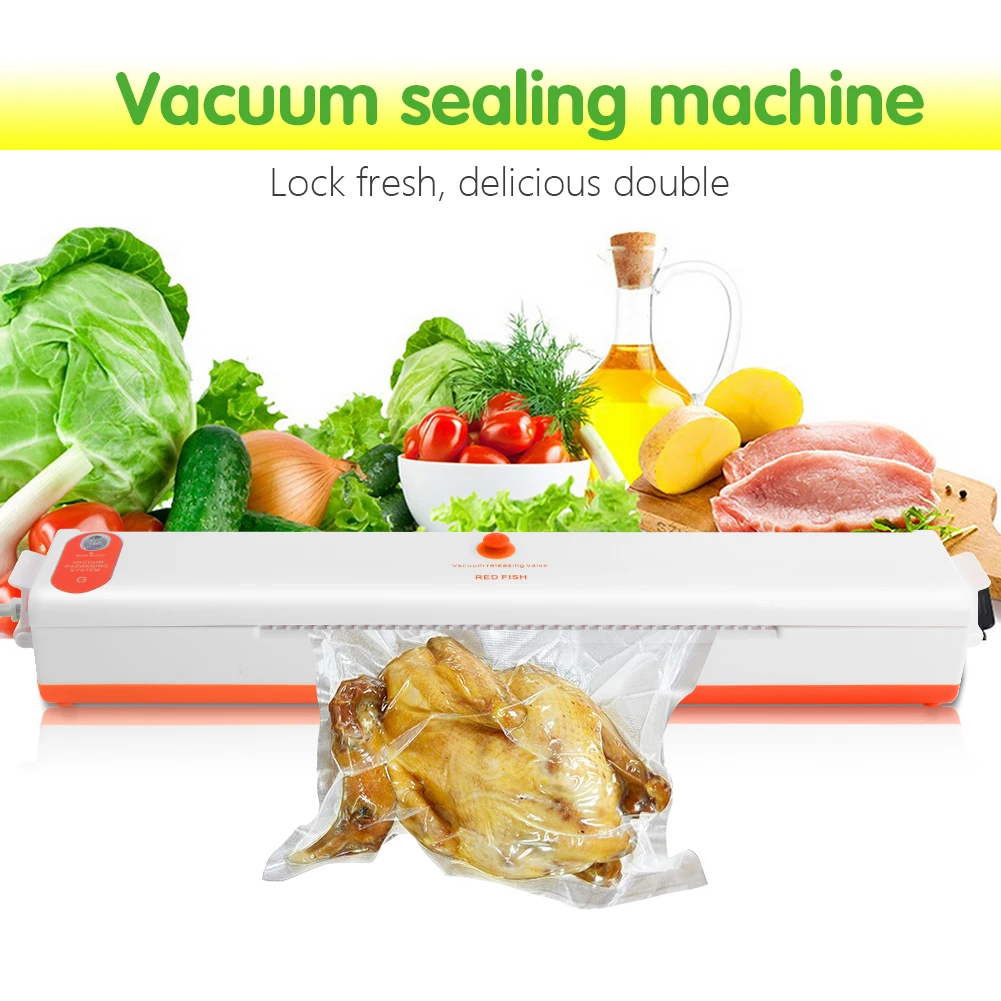 

Food Storage Vacuum Packing Machine Vacuum Sealer for Household Food Packer Vacuum Bags Keep Fresh Food Saver Packaging