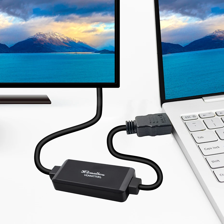 Кабель-конвертер Active 4K HDMI в Displayport 1 2 кабель 8 м in out для ПК PS4 с монитора |