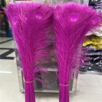 50pcslot nature peacock feathers 70 80cm28 32inch dancers for party carnival plumas