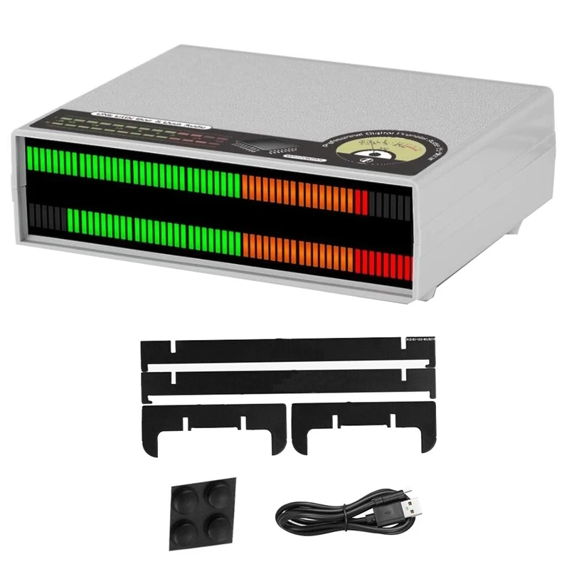 

56-битный измеритель уровня звука, анализатор звука, светодиодный музыкальный спектральный визуализатор, настольные лампы для домашней сте...