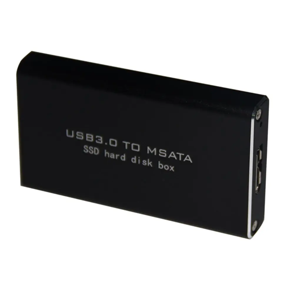 LS-721M Protable USB 3.0 TO MSATA SSD Hard Disk Box For 3060/3042 Computer PC Notebook External Memory Storage With Cable | Электроника