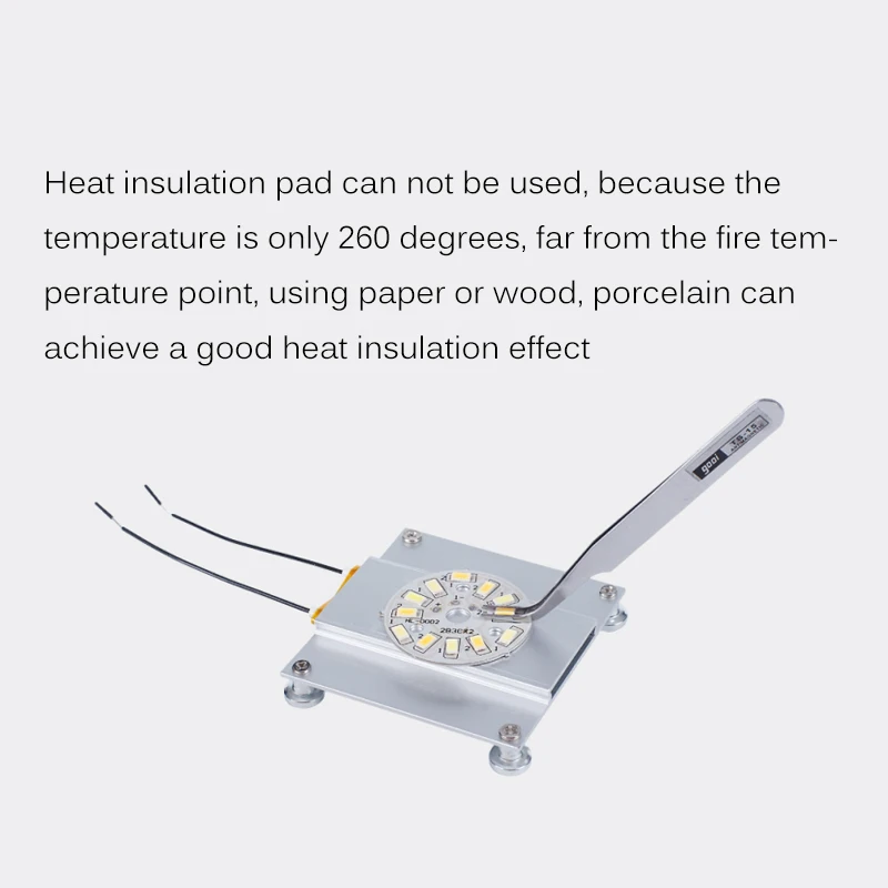 Съемник светодиодной лампы 70*70 мм чип для демонтажа BGA Сварочная паяльная станция