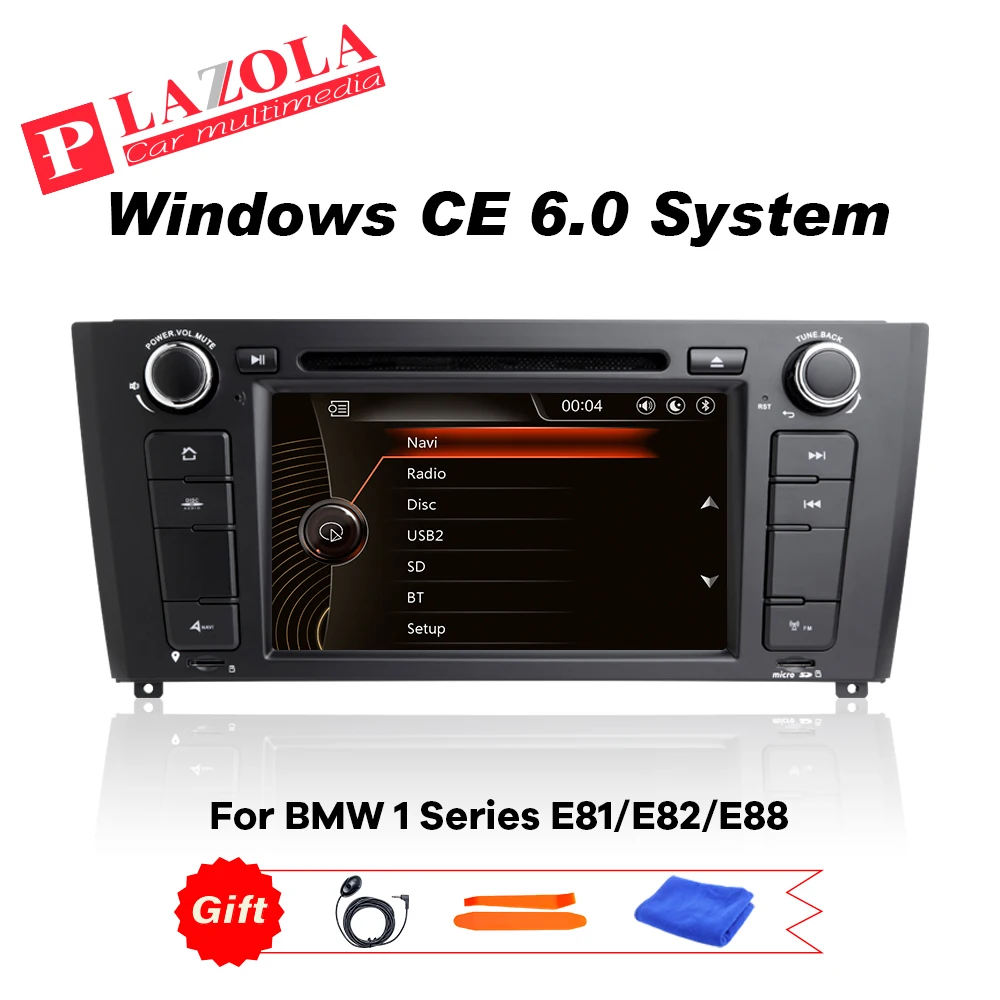 7 дюймовый автомобильный стерео DVD радио плеер навигация GPS для BMW 1 серии 120 E81 E82 E88