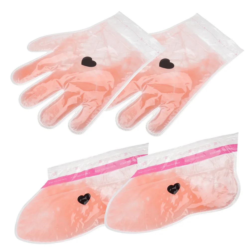 

2 Pairs of Beauty Wax Therapy Hand Feet Films Peach Hand Feet Wax Covers