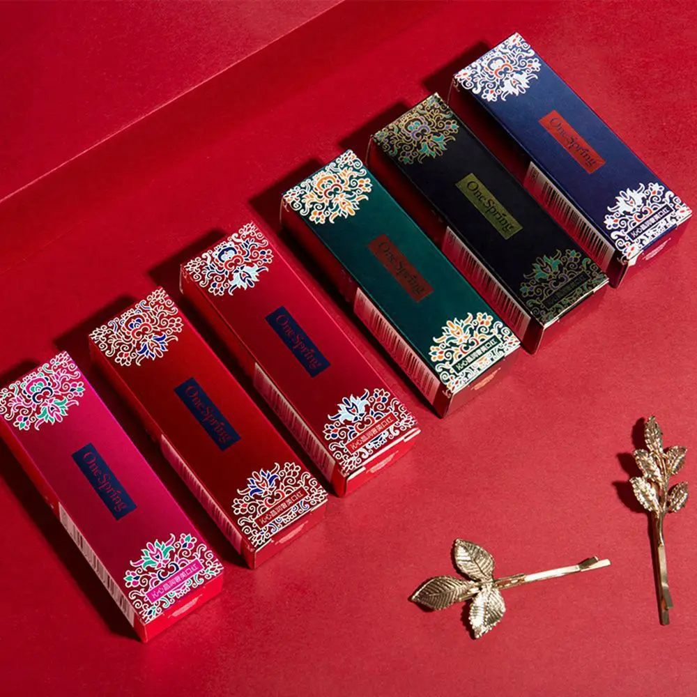 Waterproof Lipstick Matte Makeup Velvet Red Lip Tint Long Lasting Vintage Oriental Essential Sexy Korean Cosmetic Woman |