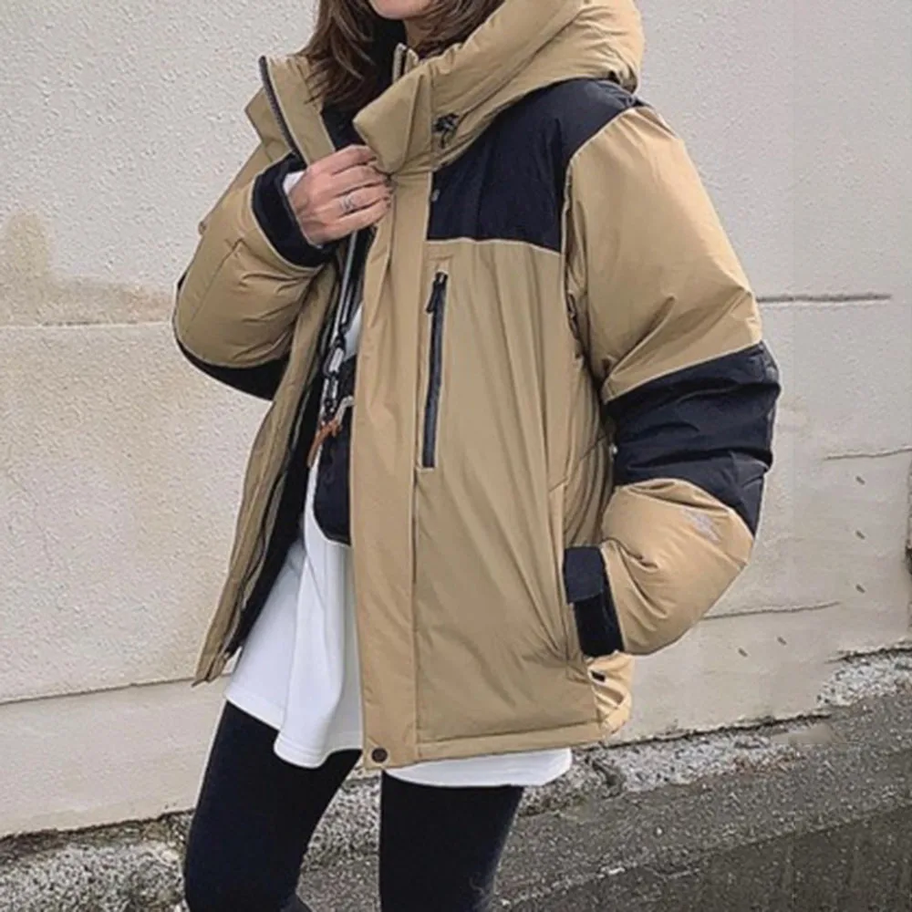 Cotton Padded Jacket Women Fall and Winter Thick Warm Oversized Parkas Causal Harajuku Outwear Korean Fashion Outer Coats Khaki |