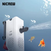 nicrew 4 in 1 aquarium filter pump fish tank submersible air oxygen internal aquarium air pump wave pump aquarium powerhead pump