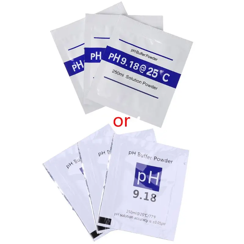 3 шт./лот буферный порошок PH для тестового измерителя калибровки 4 00 6 68 9