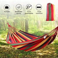 outdoor leisure portable hammock canvas hammocks ultralight garden sports home travel camping hammock