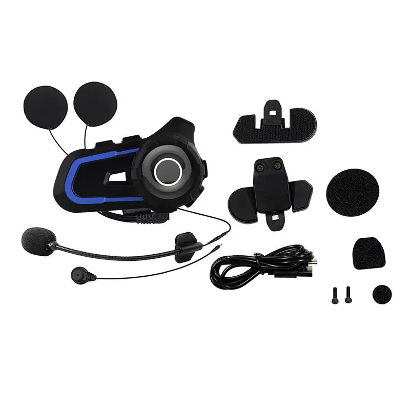 

S2 Helmet Intercom Bluetooth Motorcycle Intercom Waterproof Riders Talking Headset Smart Light Bluetooth Headset for Travel
