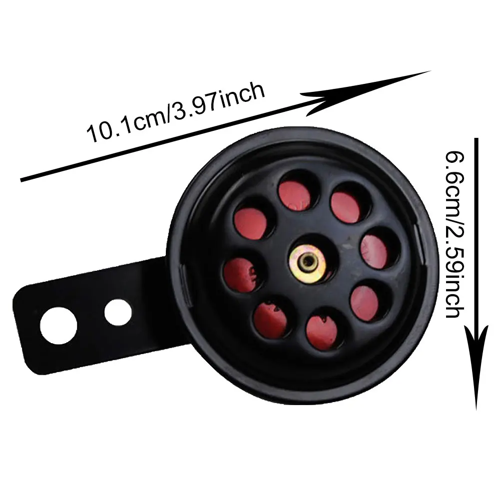 Универсальный Электрический гудок для мотоцикла 12 В 105 дБ Круглый громкий