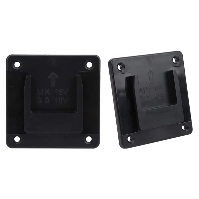 2pcs machine holder wall mount storage bracket fixing devices for makita 18v electric tool battery tools accessories free global shipping
