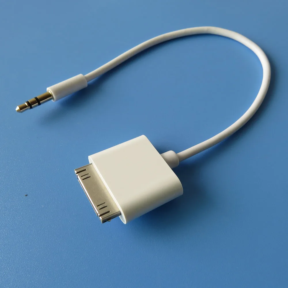 Разъем док-станции 20 см для автомобильного аудиокабеля Aux 3 5 мм ipod | Электроника