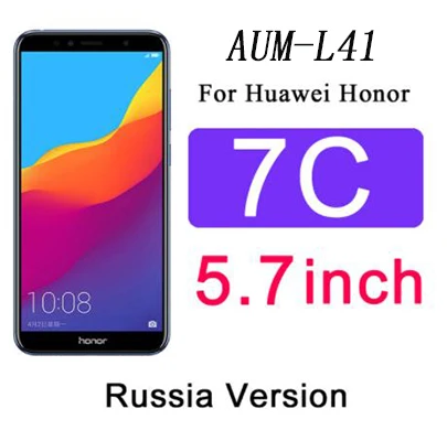 2 шт закаленное стекло для huawei P8 P9 lite mini plus Honor 7A 7C Pro Взрывозащищенная защитная пленка для экрана - Цвет: Honor 7C