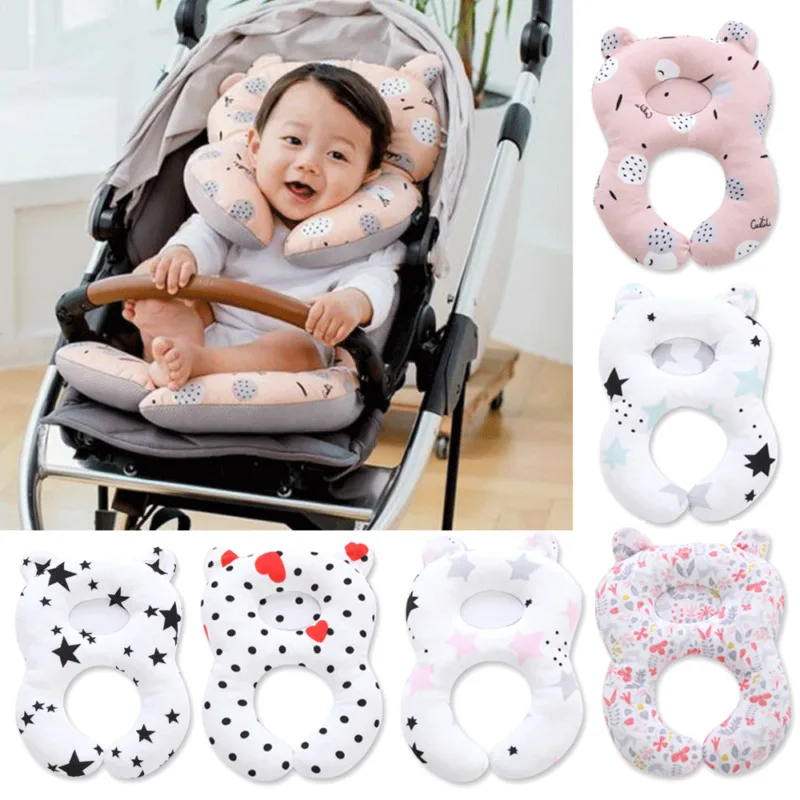 Pudcoco 2019 Brand New Style Baby Car Seat Stroller Pram Soft Head Neck Body Support Cushion Pillow Newborn | Мать и ребенок