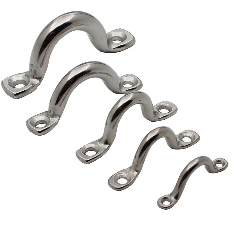 10 шт./лот 304 ручки из нержавеющей стали для Горбов ручка лука яхты фиксированная