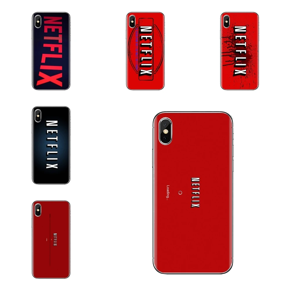 Watch Netflix TV shows Logo For Huawei Honor 7X V10 6C V9 6A Play 9 Mate 10 Pro Y7 Y5 P8 P10 Lite Plus GR5 2017 Soft Cases Cover |