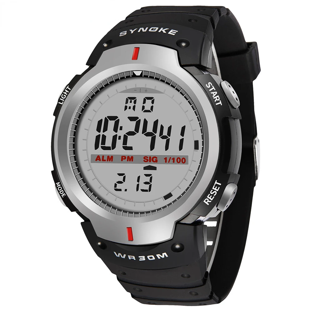 

2021 Fashion Watches Men 30M Waterproof Electronic LED Digital Outdoor Sports Wrist Watches Stopwatch Relojes Hombre for Male