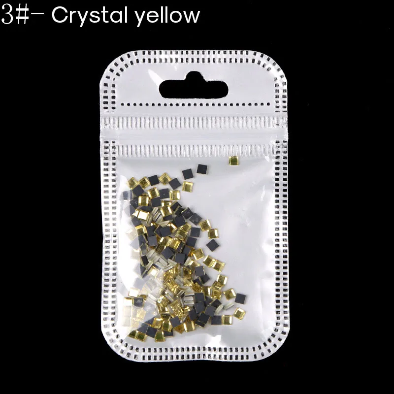 200 шт. Стразы ювелирные изделия для ногтей квадратные кристаллы украшения