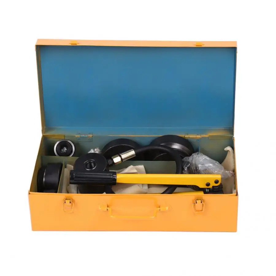 Set of Hydraulic Steel Plate Hole Punch Kit Hand Pump with 10 Dies Tool 16mm to 101mm | Инструменты