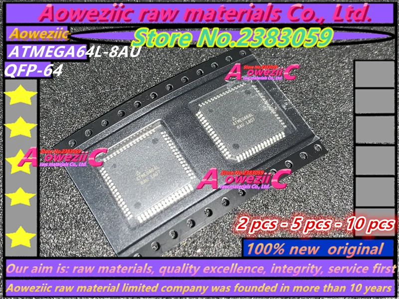 Aoweziic 2018 + 100 новая Оригинальная фотография Φ ATMEGA64A ATMEGA64 16AU ATMEGA64L AU MCU