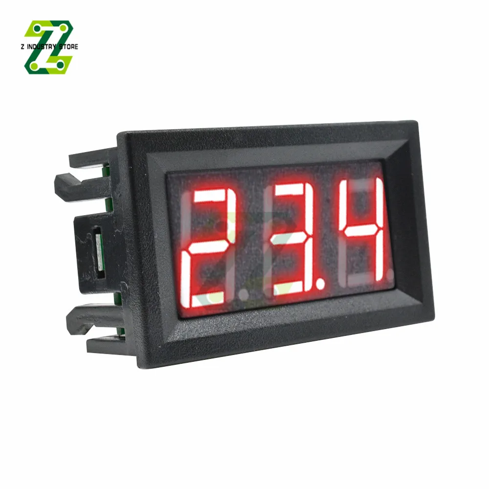 

0,56 дюймовый мини светодиодный дисплей цифровой датчик температуры с NTC водонепроницаемый металлический зонд тестер температуры