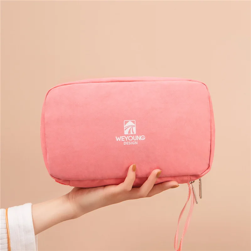

Weyoung Women Hanging Nylon Travel Toiletry Bag Makeup Bag Cosmetic Bag Bathroom Waterproof Shower Organizer Toilettas