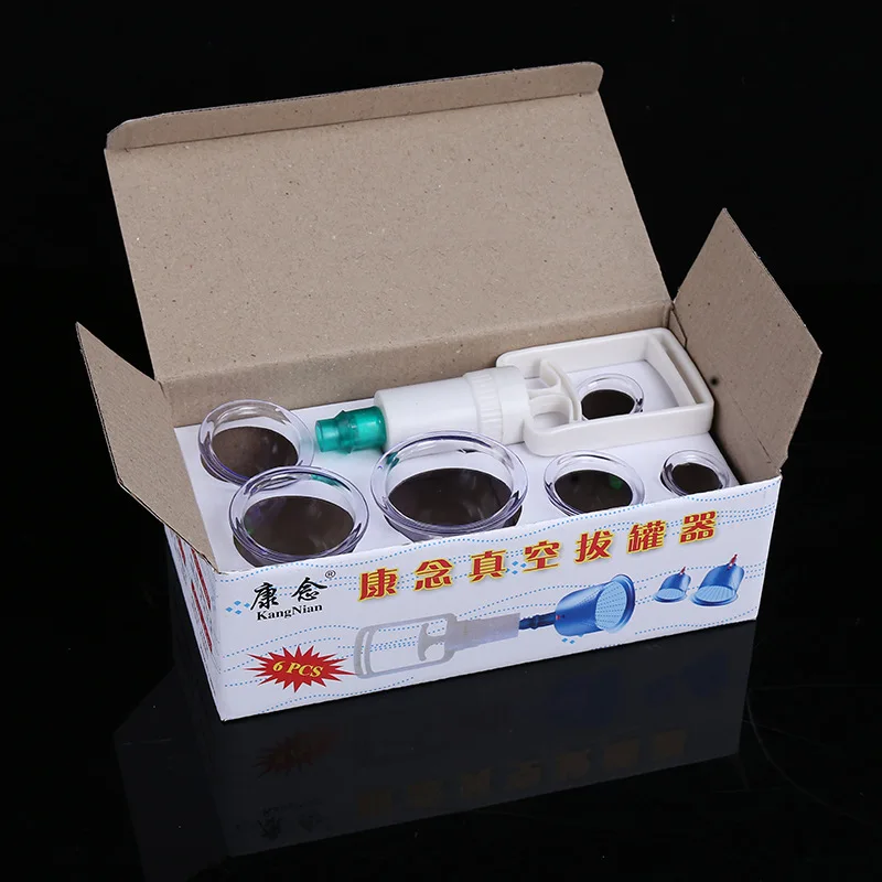 6 Тип чашки массаж баночный набор вакуумных банок тела всасывания чашка для